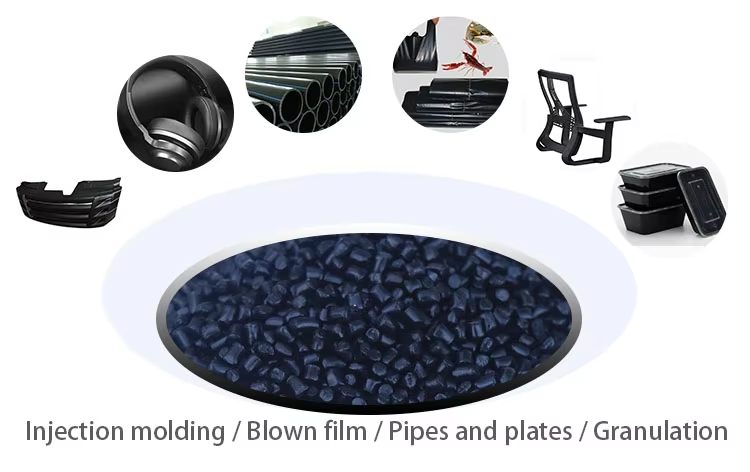 Factory price Plastic black masterbatch carbon black 5%-50%