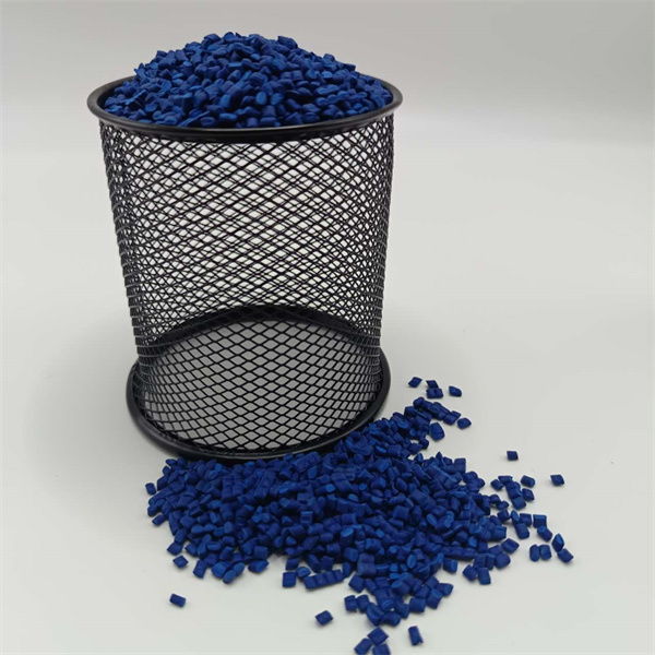 Pellets de PLA de color azul Masterbatch